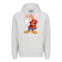 Dove Grey grumpy dopey dwarf Premium Hoodie - linhVisuals