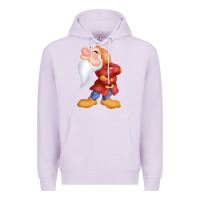 Lilac grumpy dopey dwarf Premium Hoodie - linhVisuals