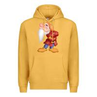 Mustard grumpy dopey dwarf Premium Hoodie - linhVisuals