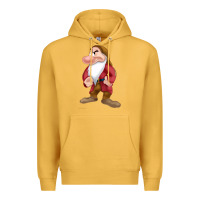 Mustard grumpy dopey dwarf Premium Hoodie - linhVisuals