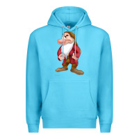 Ocean Blue grumpy dopey dwarf Premium Hoodie - linhVisuals