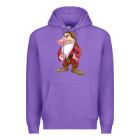 Purple grumpy dopey dwarf Premium Hoodie - linhVisuals