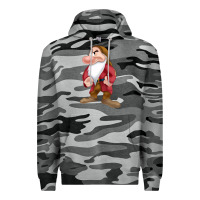 Slate Camo grumpy dopey dwarf Premium Hoodie - linhVisuals