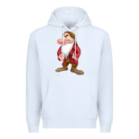 White grumpy dopey dwarf Premium Hoodie - linhVisuals