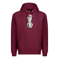 Burgundy olaf Premium Hoodie - linhVisuals