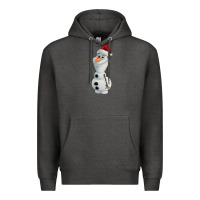 Charcoal Heather olaf Premium Hoodie - linhVisuals