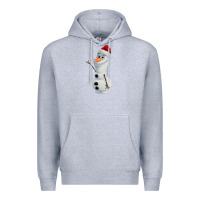 Heather Grey olaf Premium Hoodie - linhVisuals