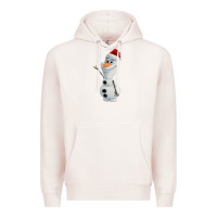 Pale Pink olaf Premium Hoodie - linhVisuals