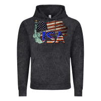 Vintage Black usa  statue of liberty Vintage Hoodie - BarkalooDesign