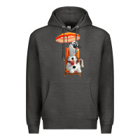 Charcoal Heather olaf Premium Hoodie - linhVisuals