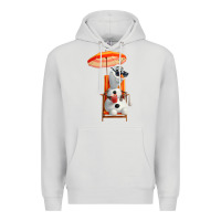 Dove Grey olaf Premium Hoodie - linhVisuals
