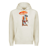 Oatmeal Heather olaf Premium Hoodie - linhVisuals
