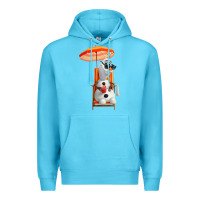 Ocean Blue olaf Premium Hoodie - linhVisuals