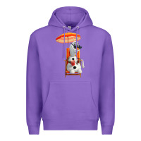 Purple olaf Premium Hoodie - linhVisuals