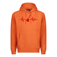 Carrot heartbeat electric guitar Premium Hoodie - linhVisuals