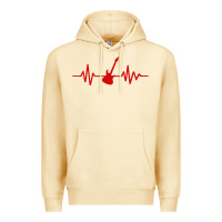 Pina Colada heartbeat electric guitar Premium Hoodie - linhVisuals