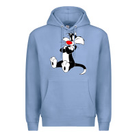 Colony Blue sylvester cat Premium Hoodie - linhVisuals