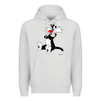 Dove Grey sylvester cat Premium Hoodie - linhVisuals