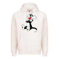 Pale Pink sylvester cat Premium Hoodie - linhVisuals