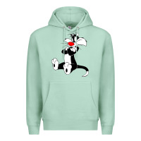 Seafoam sylvester cat Premium Hoodie - linhVisuals