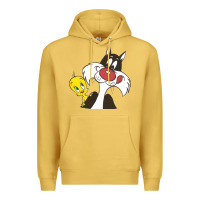 Antique Gold tweety and sylvester Premium Hoodie - linhVisuals