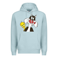 Blue Mist tweety and sylvester Premium Hoodie - linhVisuals