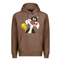Chestnut tweety and sylvester Premium Hoodie - linhVisuals