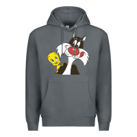 Rock tweety and sylvester Premium Hoodie - linhVisuals