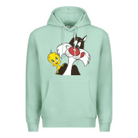 Seafoam tweety and sylvester Premium Hoodie - linhVisuals
