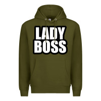 Army Green Lady boss... Premium Hoodie - linhVisuals