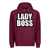 Burgundy Lady boss... Premium Hoodie - linhVisuals