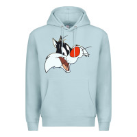 Blue Mist sylvester  face Premium Hoodie - linhVisuals