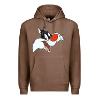 Chestnut sylvester  face Premium Hoodie - linhVisuals