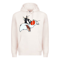 Pale Pink sylvester  face Premium Hoodie - linhVisuals
