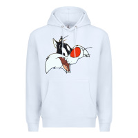 White sylvester  face Premium Hoodie - linhVisuals