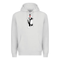 Dove Grey sylvester cat Premium Hoodie - linhVisuals