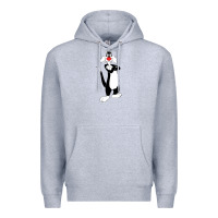 Heather Grey sylvester cat Premium Hoodie - linhVisuals