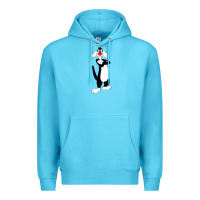 Ocean Blue sylvester cat Premium Hoodie - linhVisuals