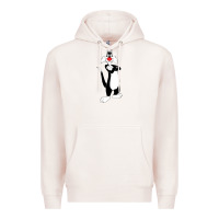 Pale Pink sylvester cat Premium Hoodie - linhVisuals