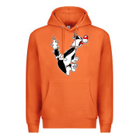 Carrot sylvester cat Premium Hoodie - linhVisuals