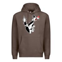 Coffee sylvester cat Premium Hoodie - linhVisuals