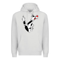 Dove Grey sylvester cat Premium Hoodie - linhVisuals