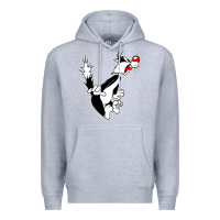 Heather Grey sylvester cat Premium Hoodie - linhVisuals
