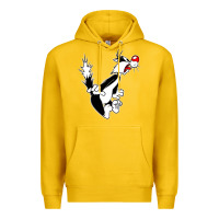 Lemon sylvester cat Premium Hoodie - linhVisuals