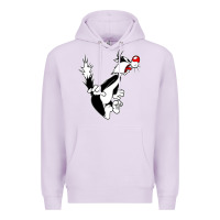 Lilac sylvester cat Premium Hoodie - linhVisuals