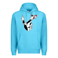 Ocean Blue sylvester cat Premium Hoodie - linhVisuals