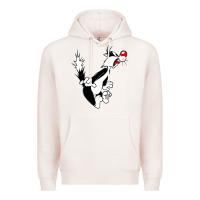 Pale Pink sylvester cat Premium Hoodie - linhVisuals