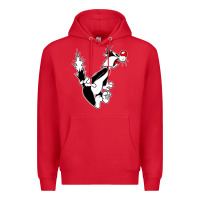 Red sylvester cat Premium Hoodie - linhVisuals