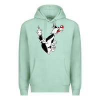 Seafoam sylvester cat Premium Hoodie - linhVisuals