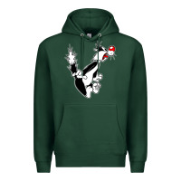 Sports Green sylvester cat Premium Hoodie - linhVisuals